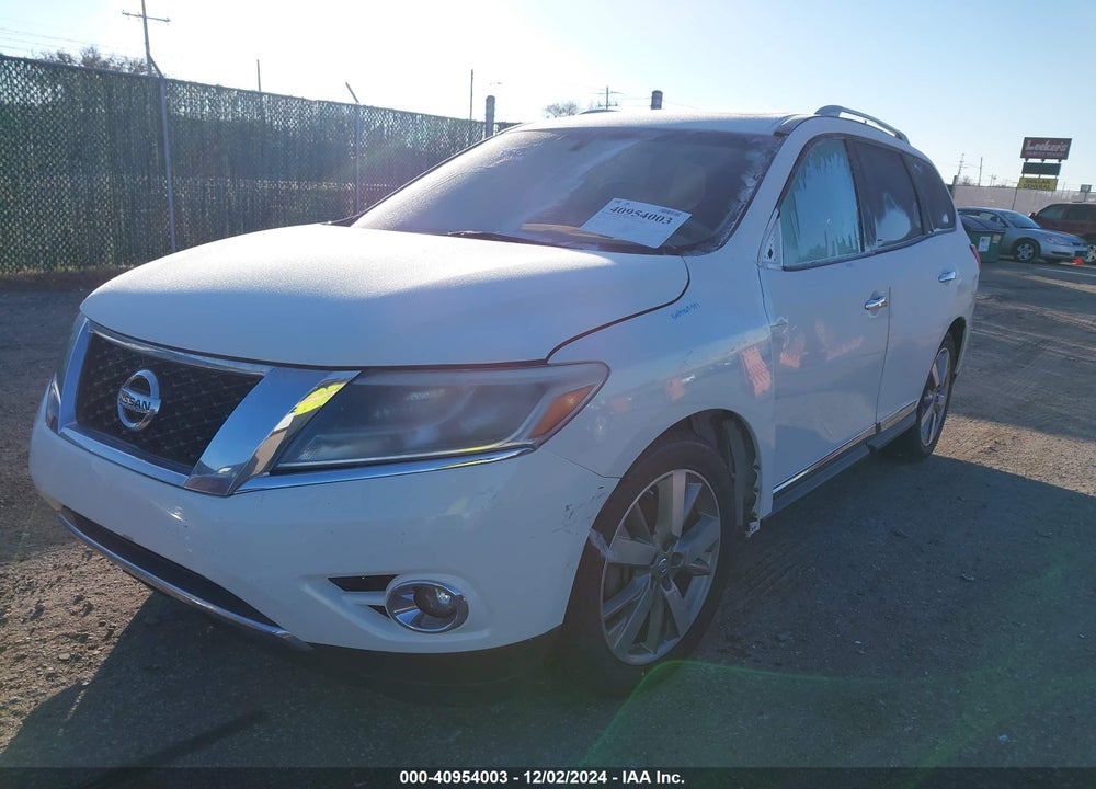 2013 NISSAN PATHFINDER PLATINUM VIN: 5N1AR2MMXDC671405