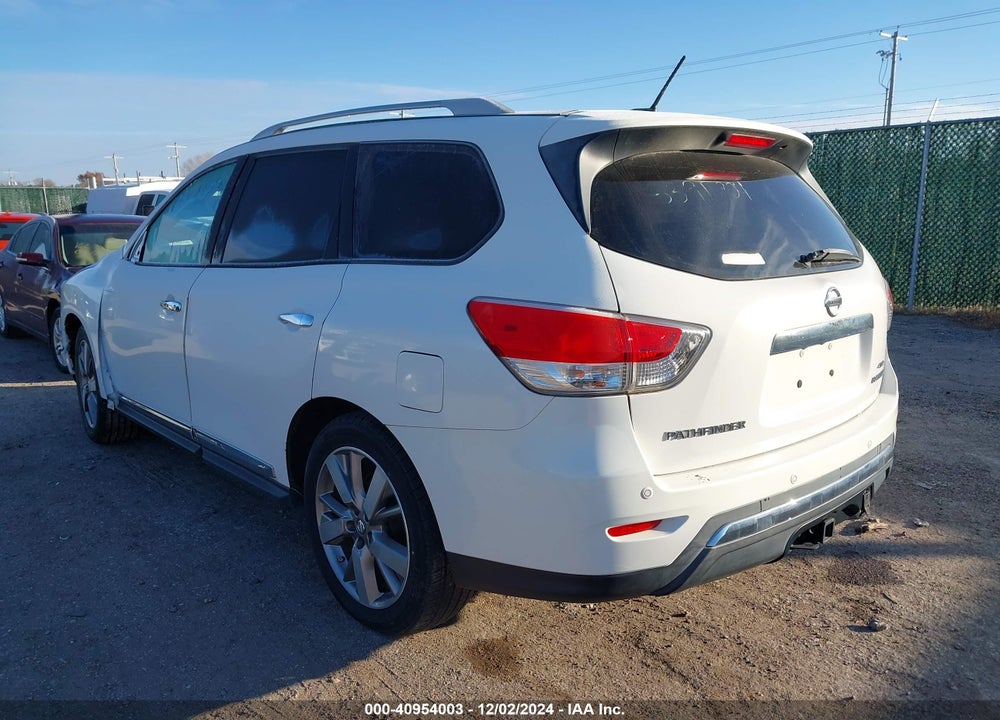 2013 NISSAN PATHFINDER PLATINUM VIN: 5N1AR2MMXDC671405