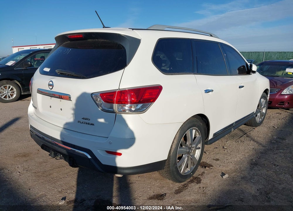 2013 NISSAN PATHFINDER PLATINUM VIN: 5N1AR2MMXDC671405