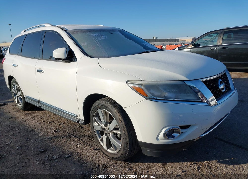2013 NISSAN PATHFINDER PLATINUM VIN: 5N1AR2MMXDC671405