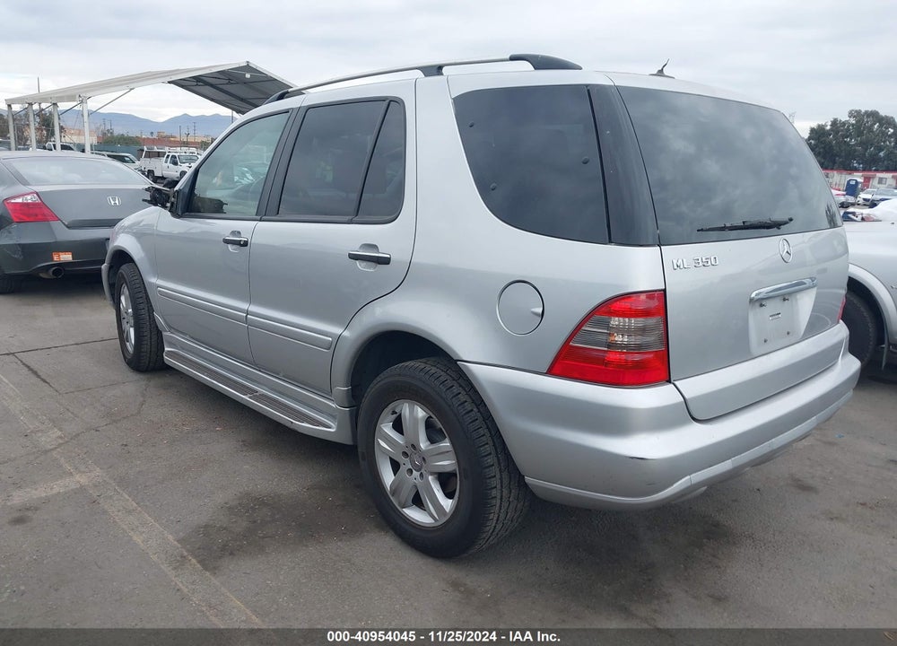 2005 MERCEDES-BENZ ML 350 4MATIC VIN: 4JGAB57E25A544008
