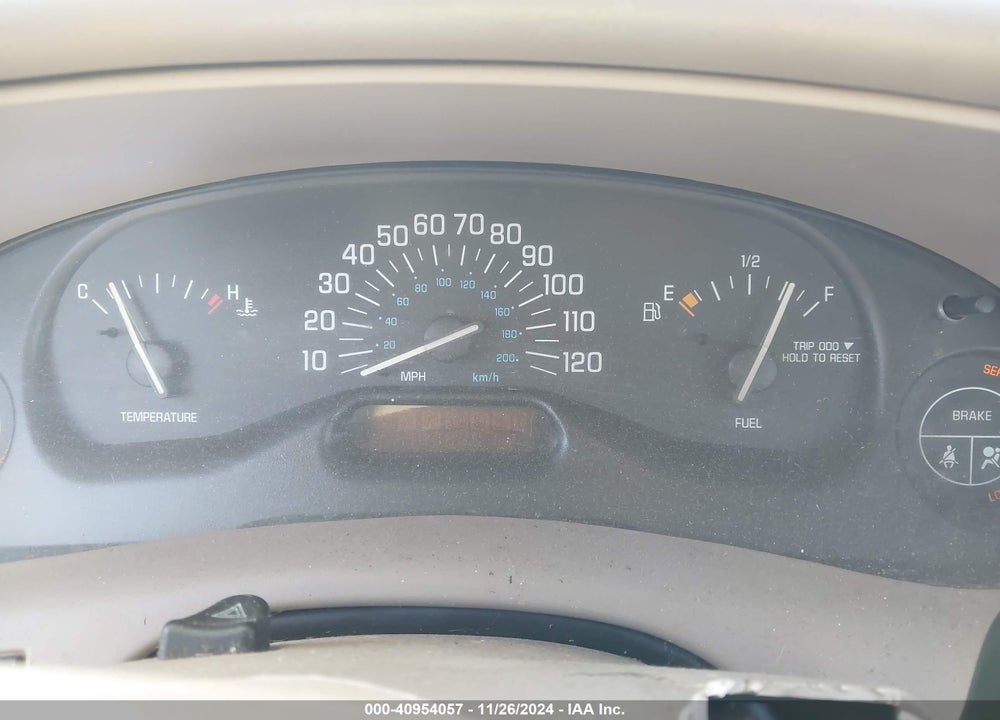 2000 BUICK CENTURY LIMITED VIN: 2G4WY55J7Y1338153