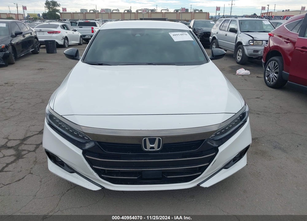 2021 HONDA ACCORD SPORT VIN: 1HGCV1F32MA055329