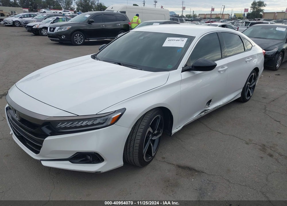 2021 HONDA ACCORD SPORT VIN: 1HGCV1F32MA055329
