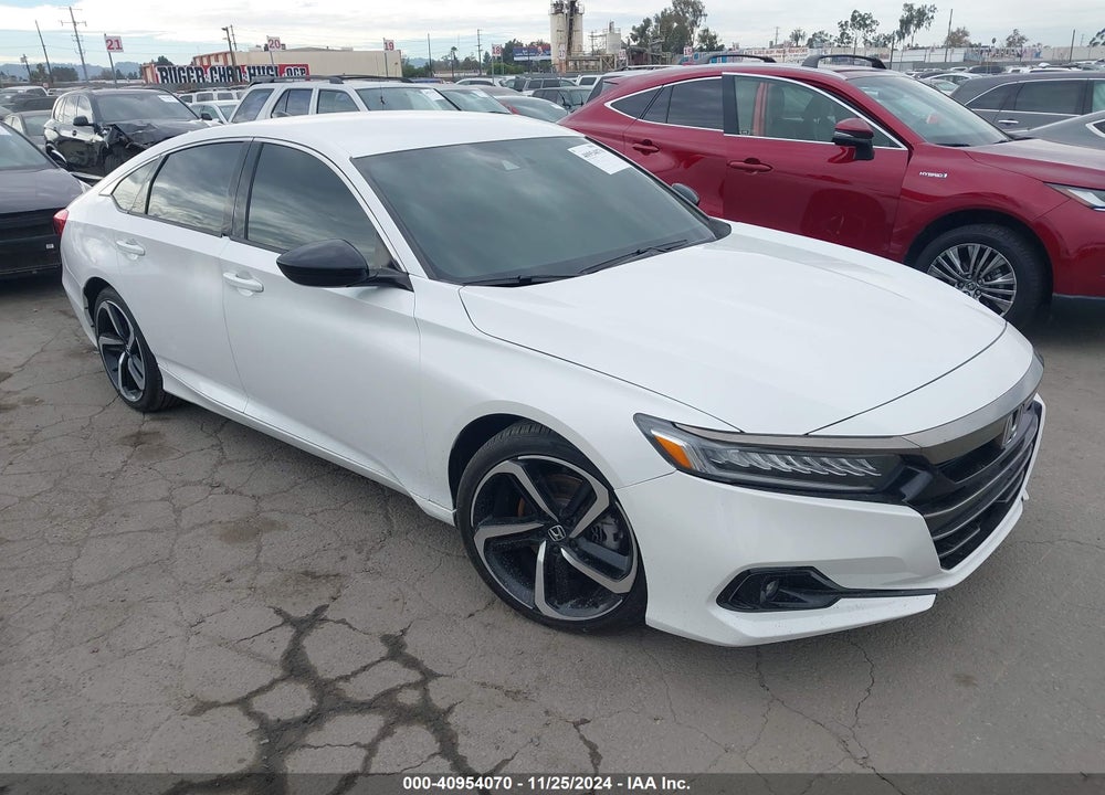 2021 HONDA ACCORD SPORT VIN: 1HGCV1F32MA055329