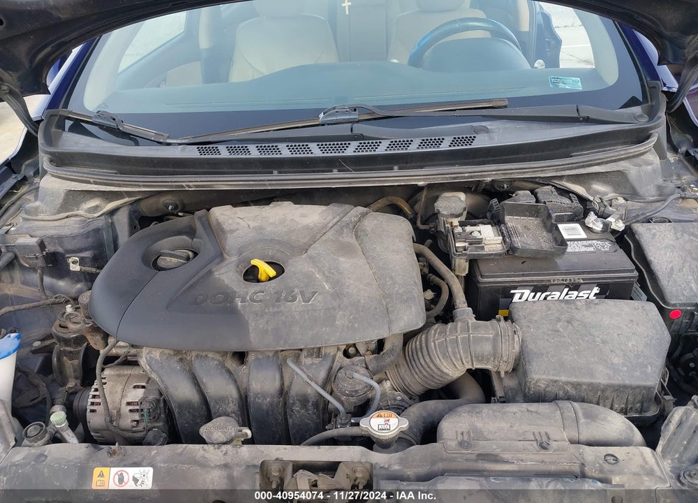 2013 HYUNDAI ELANTRA LIMITED VIN: 5NPDH4AE1DH387596