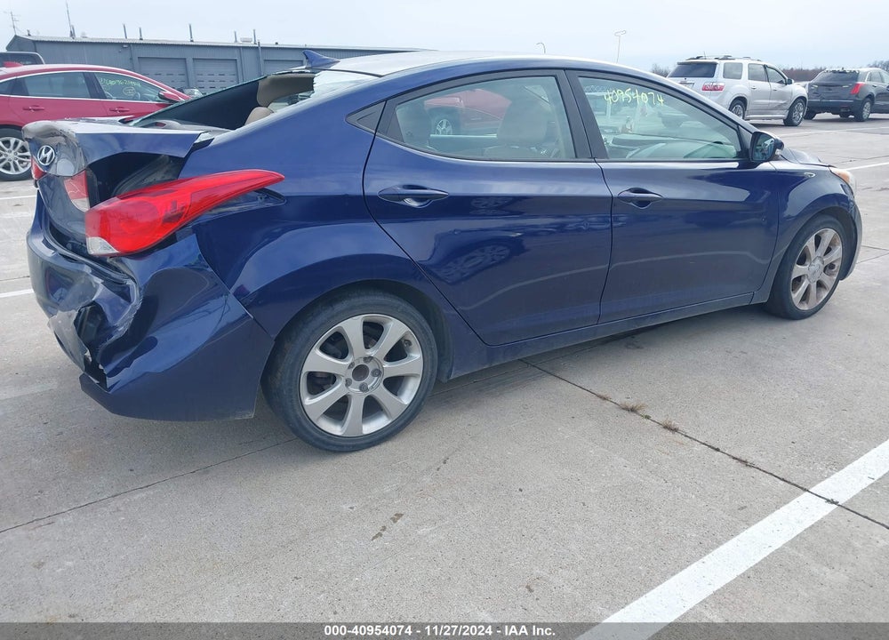 2013 HYUNDAI ELANTRA LIMITED VIN: 5NPDH4AE1DH387596