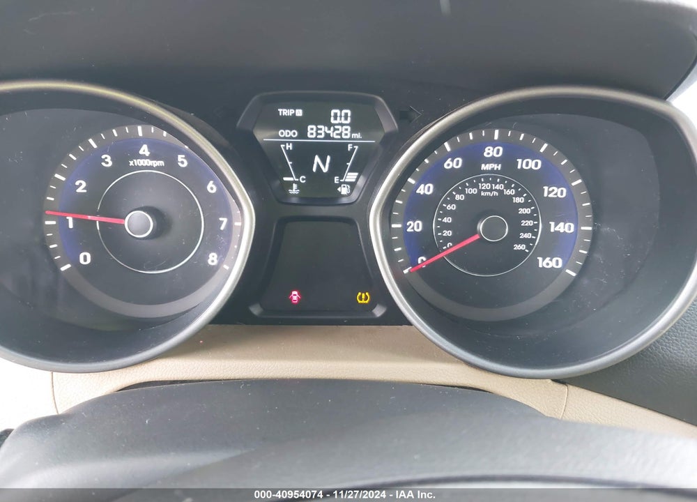 2013 HYUNDAI ELANTRA LIMITED VIN: 5NPDH4AE1DH387596