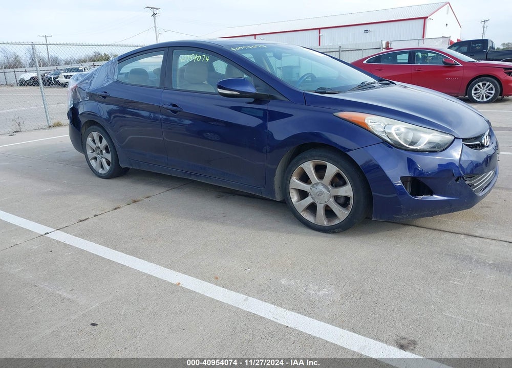 2013 HYUNDAI ELANTRA LIMITED VIN: 5NPDH4AE1DH387596