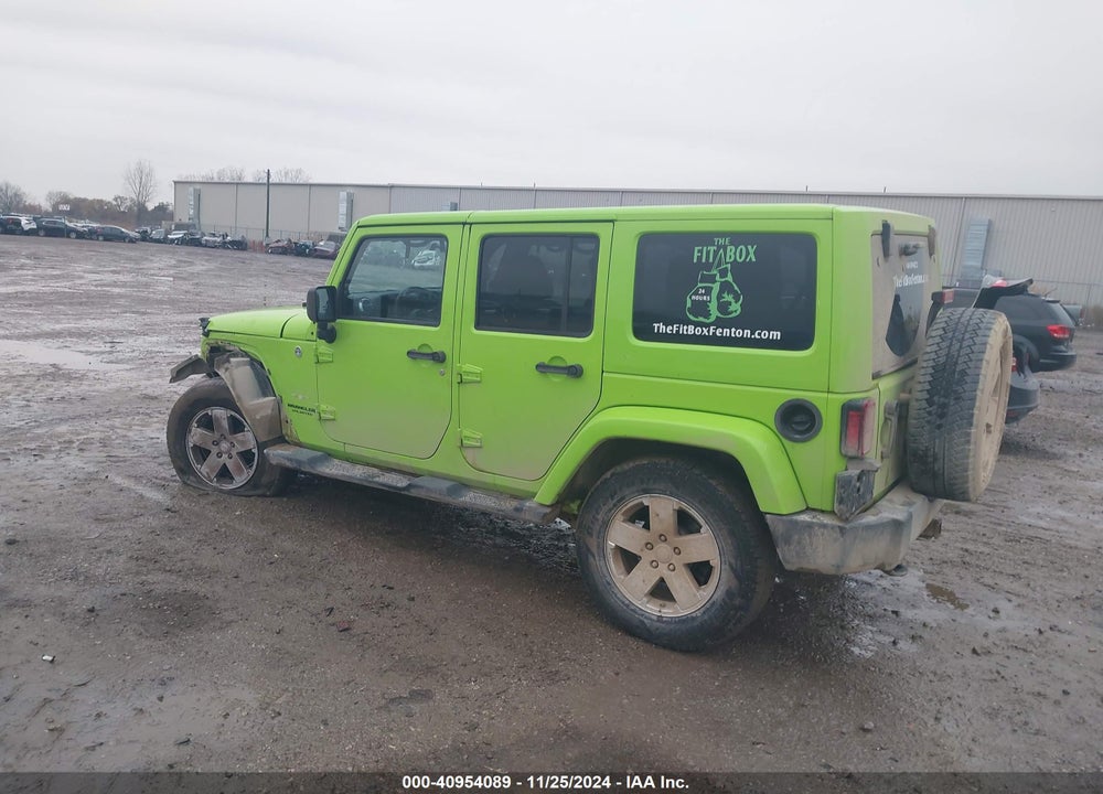 2012 JEEP WRANGLER UNLIMITED VIN: 1C4BJWEGXCL260780