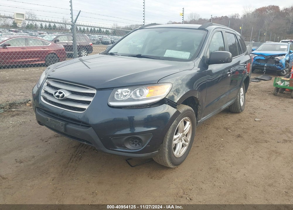 2012 HYUNDAI SANTA FE GLS VIN: 5XYZGDAB2CG153133