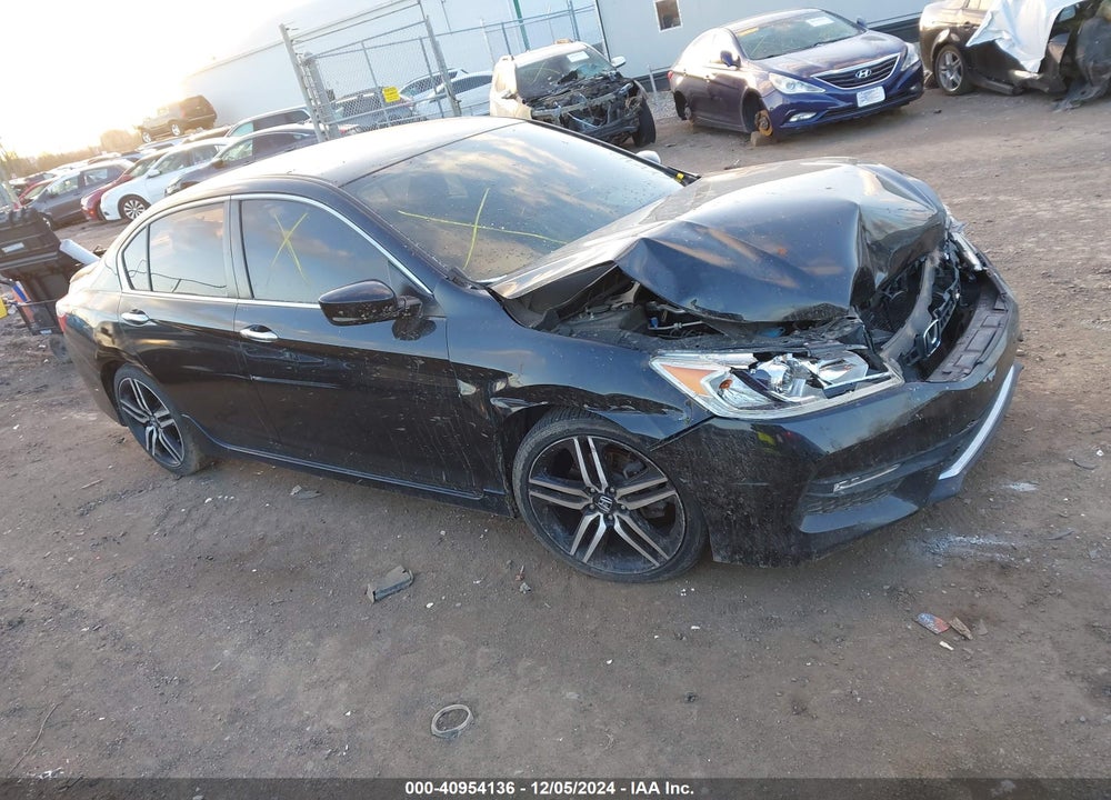 2016 HONDA ACCORD SPORT VIN: 1HGCR2F54GA198377