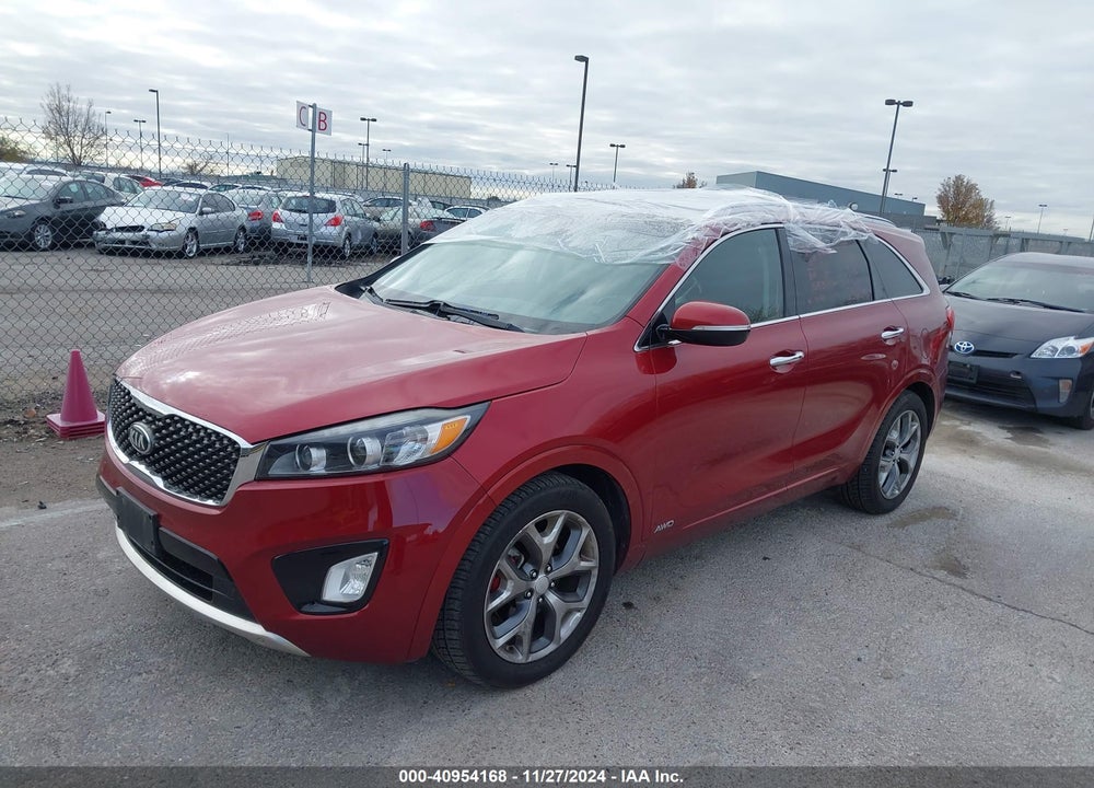2016 KIA SORENTO 3.3L SX VIN: 5XYPKDA55GG116373