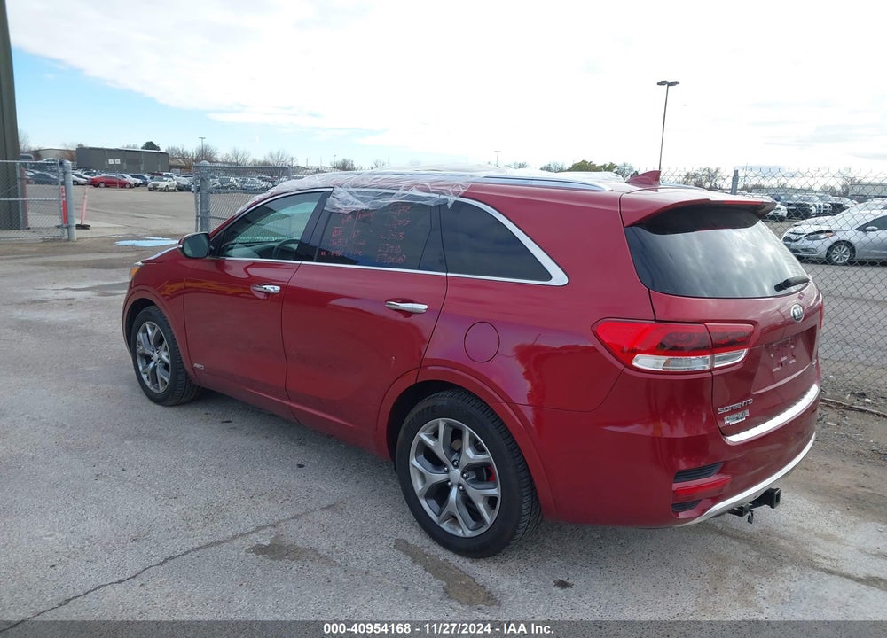2016 KIA SORENTO 3.3L SX VIN: 5XYPKDA55GG116373