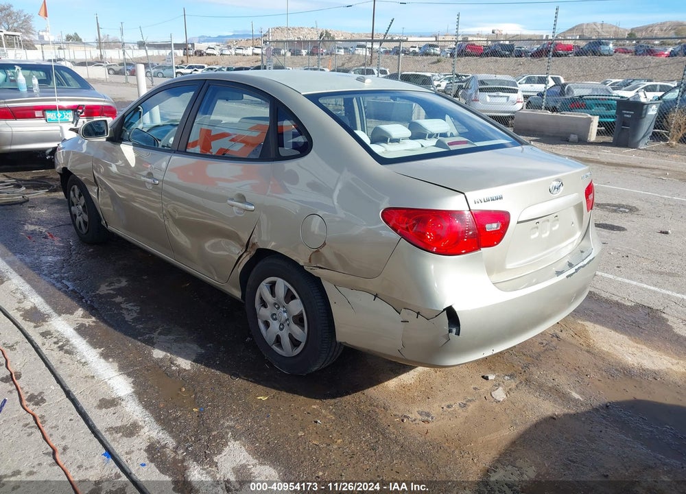 2007 HYUNDAI ELANTRA GLS/LIMITED/SE VIN: KMHDU46DX7U241554