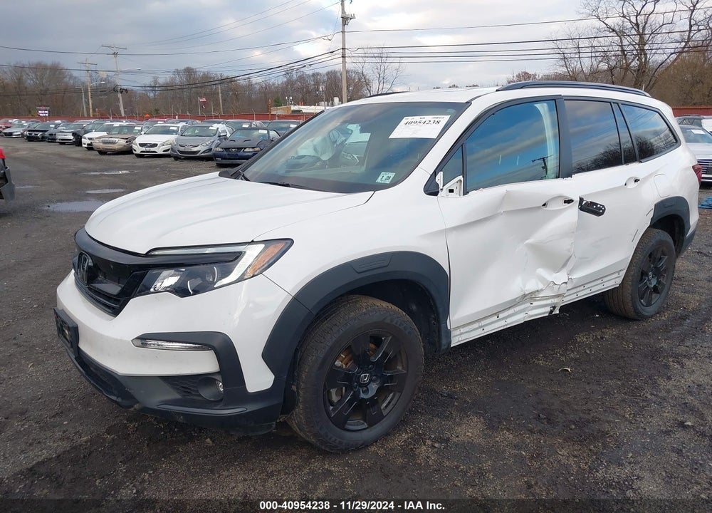 2022 HONDA PILOT AWD TRAILSPORT VIN: 5FNYF6H88NB099965