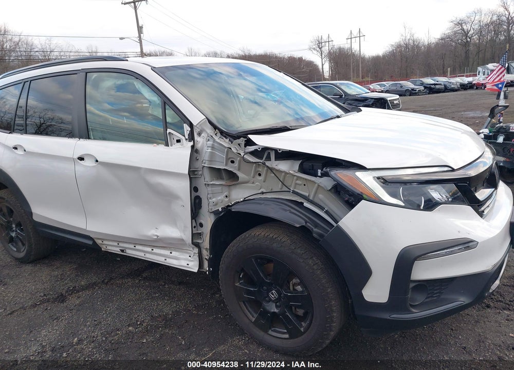 2022 HONDA PILOT AWD TRAILSPORT VIN: 5FNYF6H88NB099965