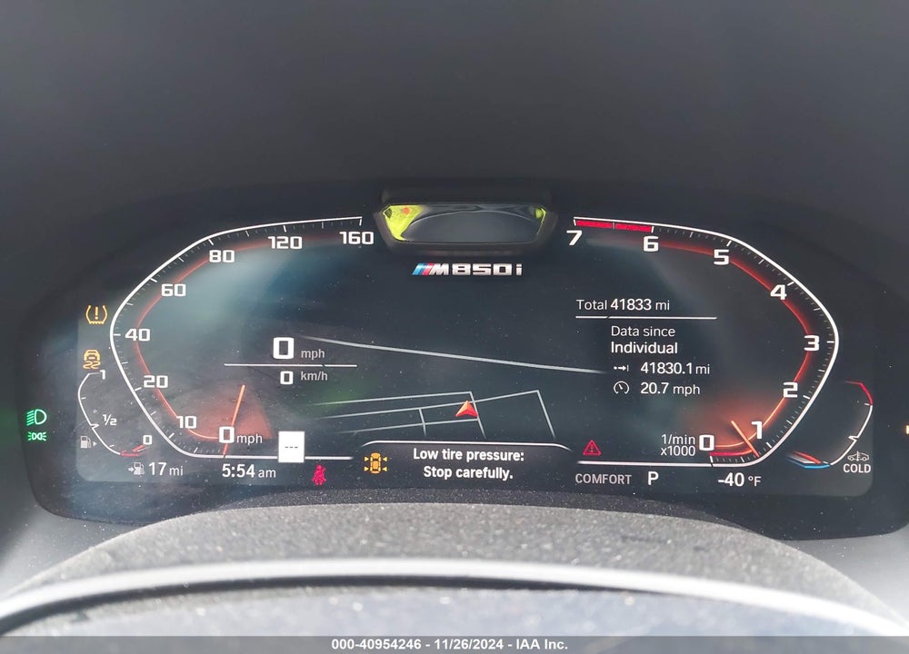 2019 BMW M850I XDRIVE VIN: WBABC4C58KBU96698
