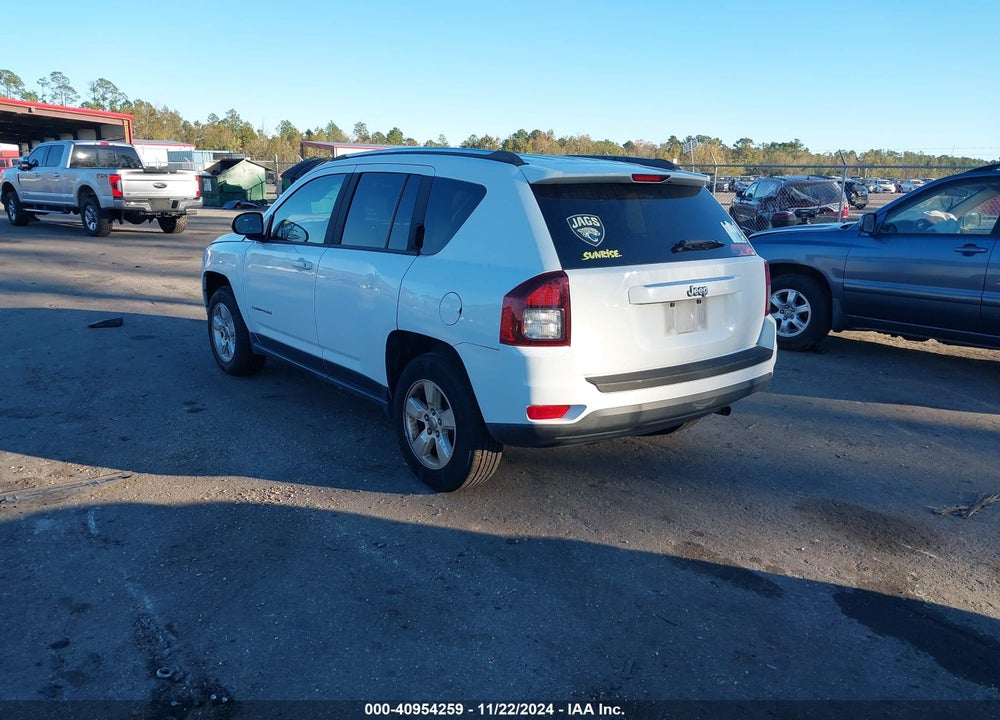 2015 JEEP COMPASS SPORT VIN: 1C4NJCBA6FD170603
