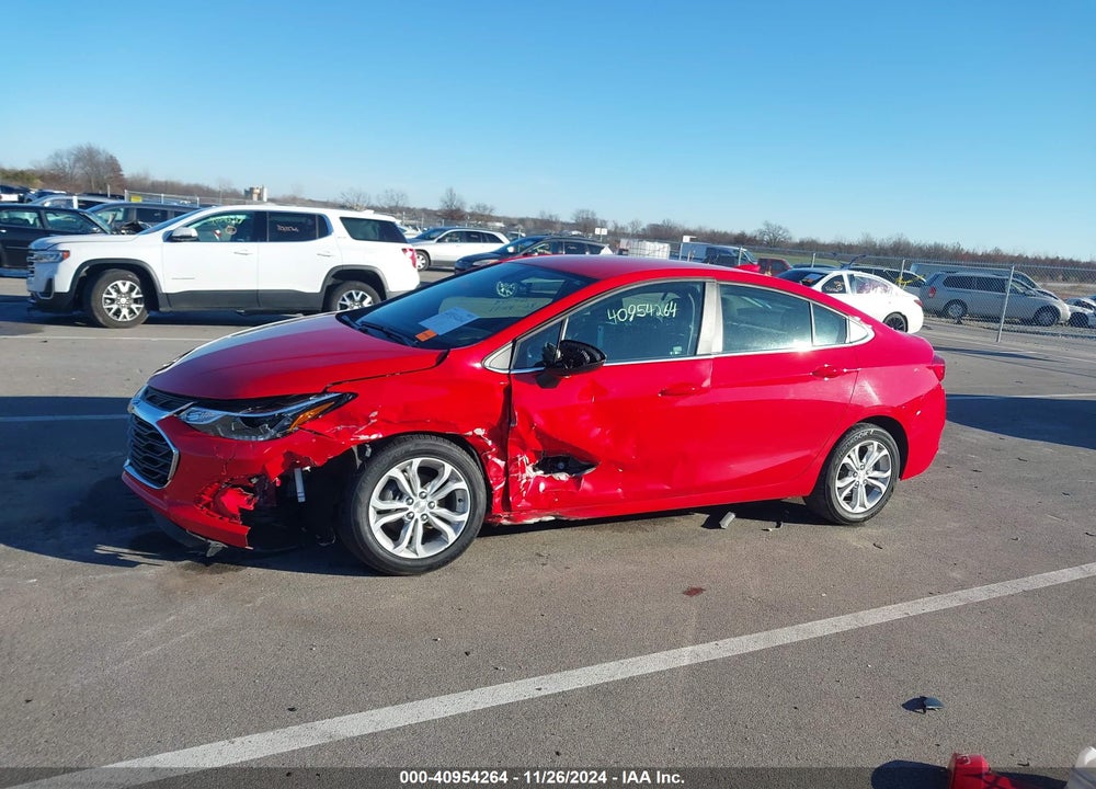 2019 CHEVROLET CRUZE LT VIN: 1G1BE5SM6K7124591