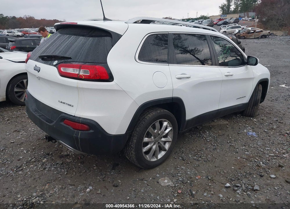 2016 JEEP CHEROKEE LIMITED VIN: 1C4PJLDS1GW160632