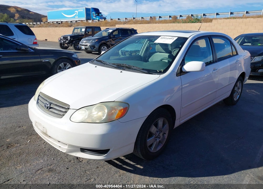 2003 TOYOTA COROLLA LE VIN: 1NXBR38E83Z096985
