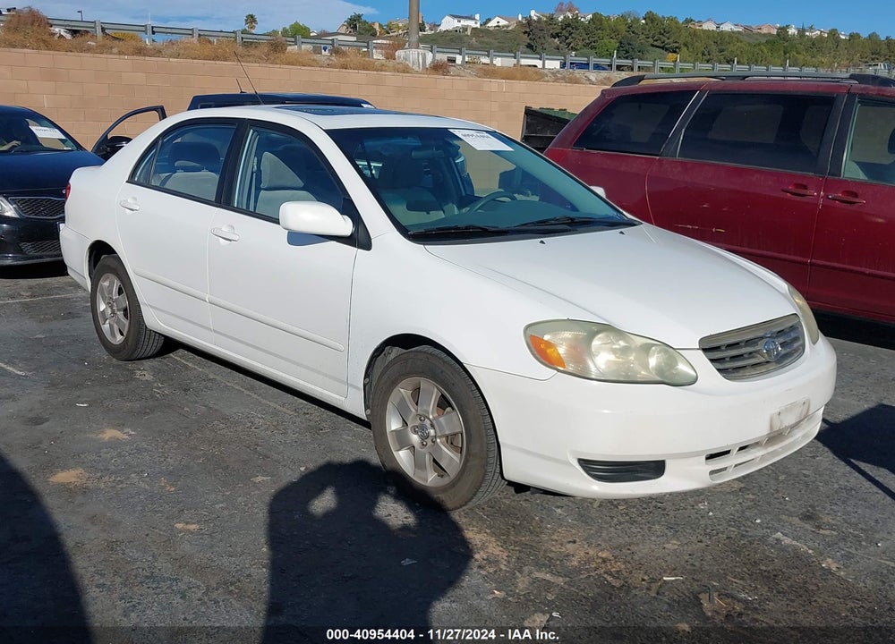 2003 TOYOTA COROLLA LE VIN: 1NXBR38E83Z096985