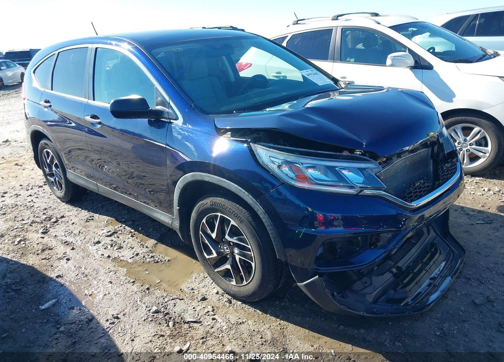 2016 HONDA CR-V SE VIN: 5J6RM4H4XGL037957