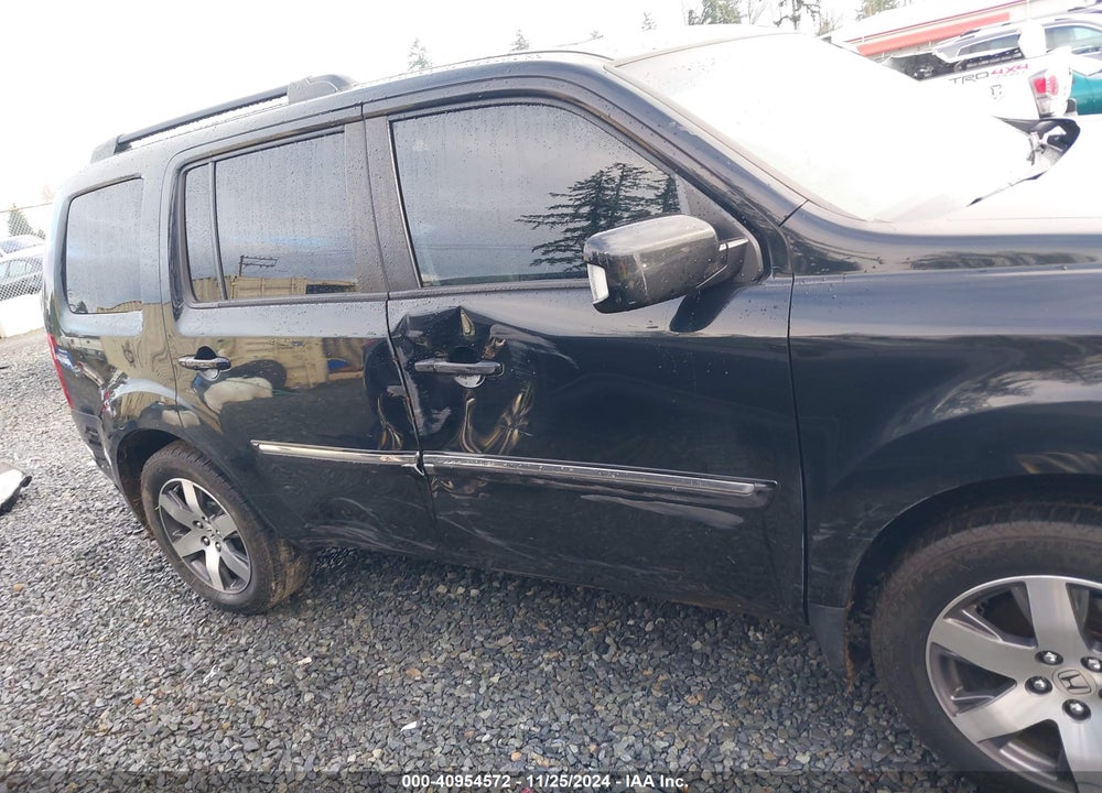 2012 HONDA PILOT TOURING VIN: 5FNYF4H94CB065631