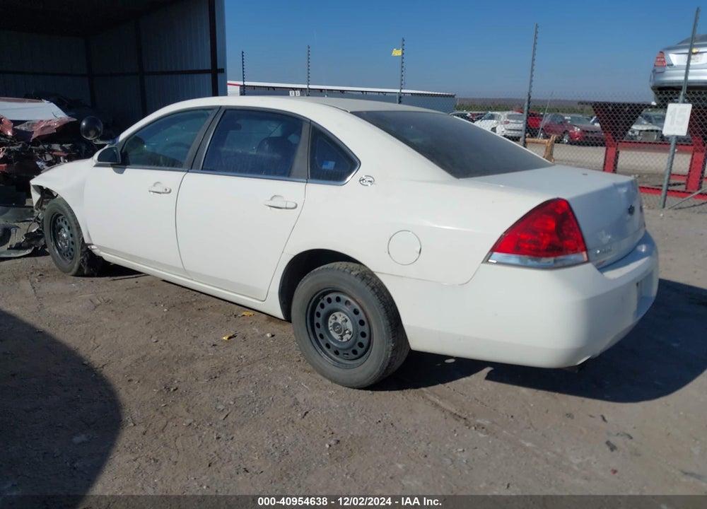 2008 CHEVROLET IMPALA POLICE VIN: 2G1WS553881339926