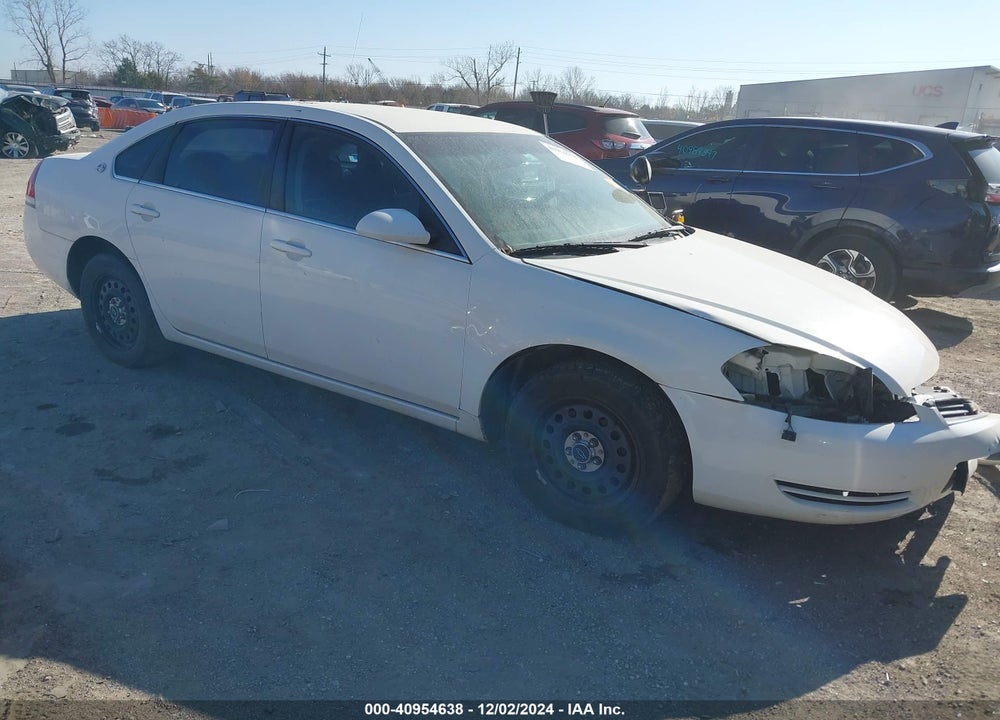 2008 CHEVROLET IMPALA POLICE VIN: 2G1WS553881339926