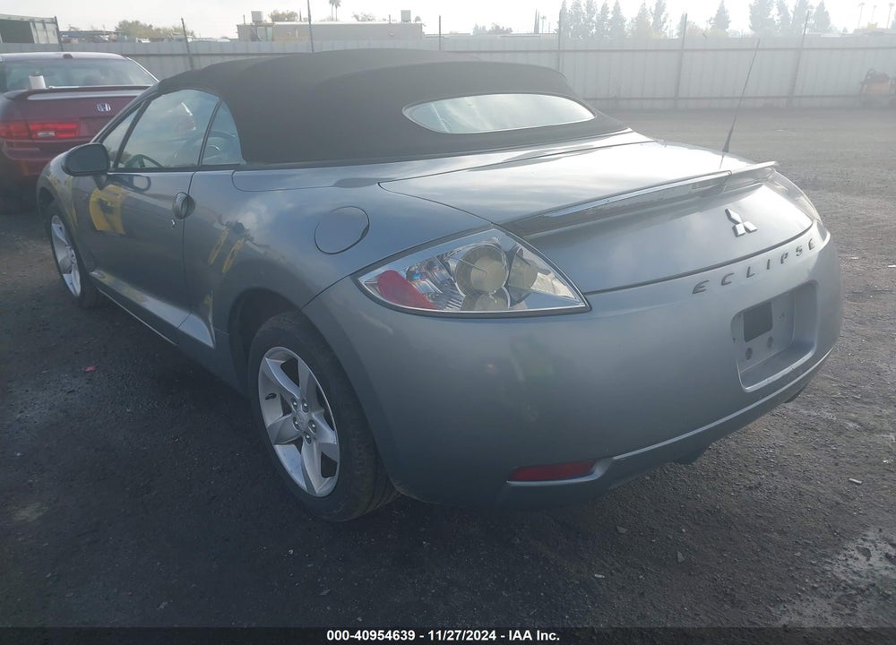 2007 MITSUBISHI ECLIPSE SPYDER GS VIN: 4A3AL25F07E032364