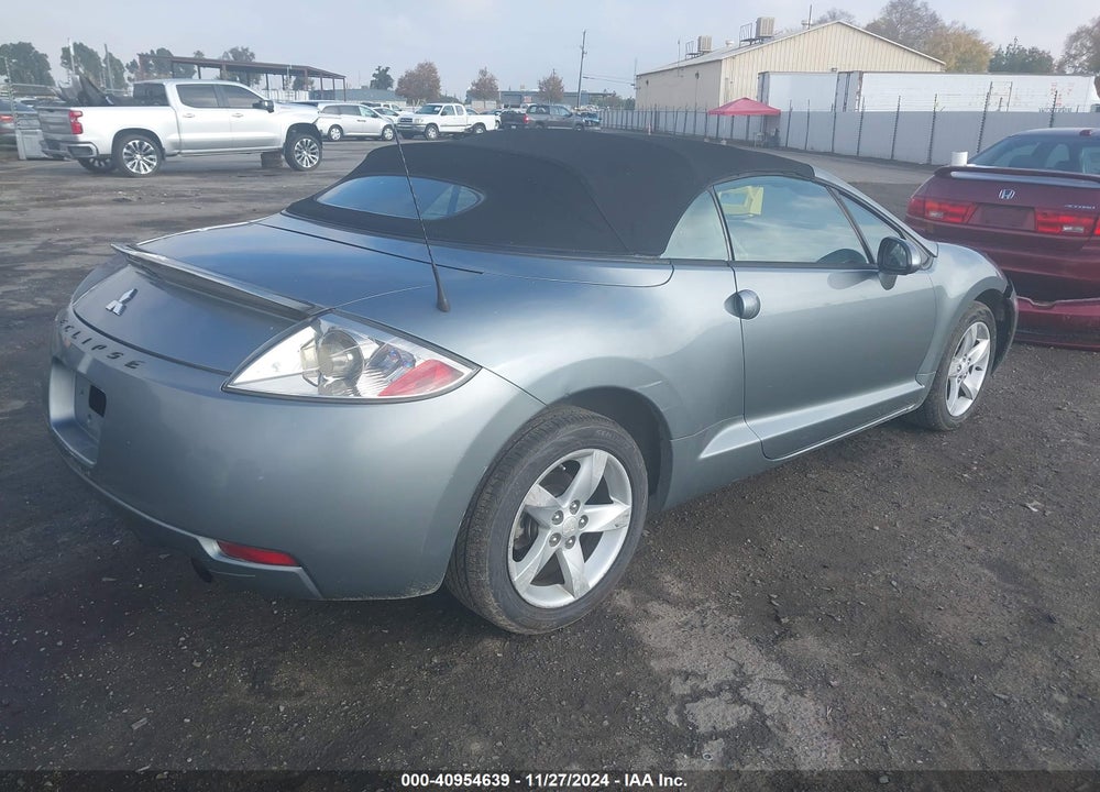 2007 MITSUBISHI ECLIPSE SPYDER GS VIN: 4A3AL25F07E032364