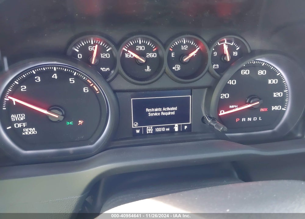2023 CHEVROLET SILVERADO 1500 4WD SHORT BED CUSTOM TRAIL BOSS VIN: 3GCUDCED5PG325266