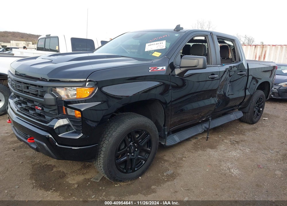 2023 CHEVROLET SILVERADO 1500 4WD SHORT BED CUSTOM TRAIL BOSS VIN: 3GCUDCED5PG325266