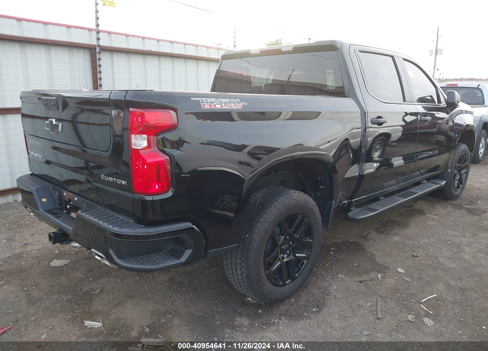 2023 CHEVROLET SILVERADO 1500 4WD SHORT BED CUSTOM TRAIL BOSS VIN: 3GCUDCED5PG325266