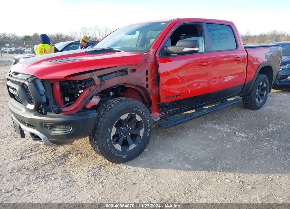 2020 RAM 1500 REBEL 4X4 5'7 BOX VIN: 1C6SRFLT3LN131283