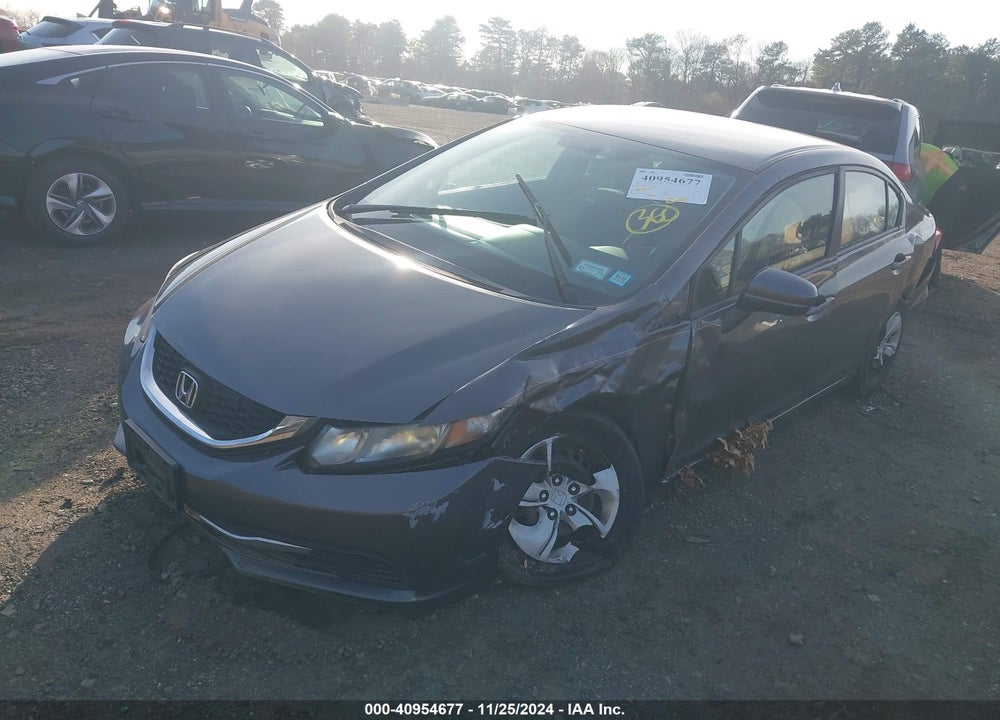 2015 HONDA CIVIC LX VIN: 19XFB2F50FE256965