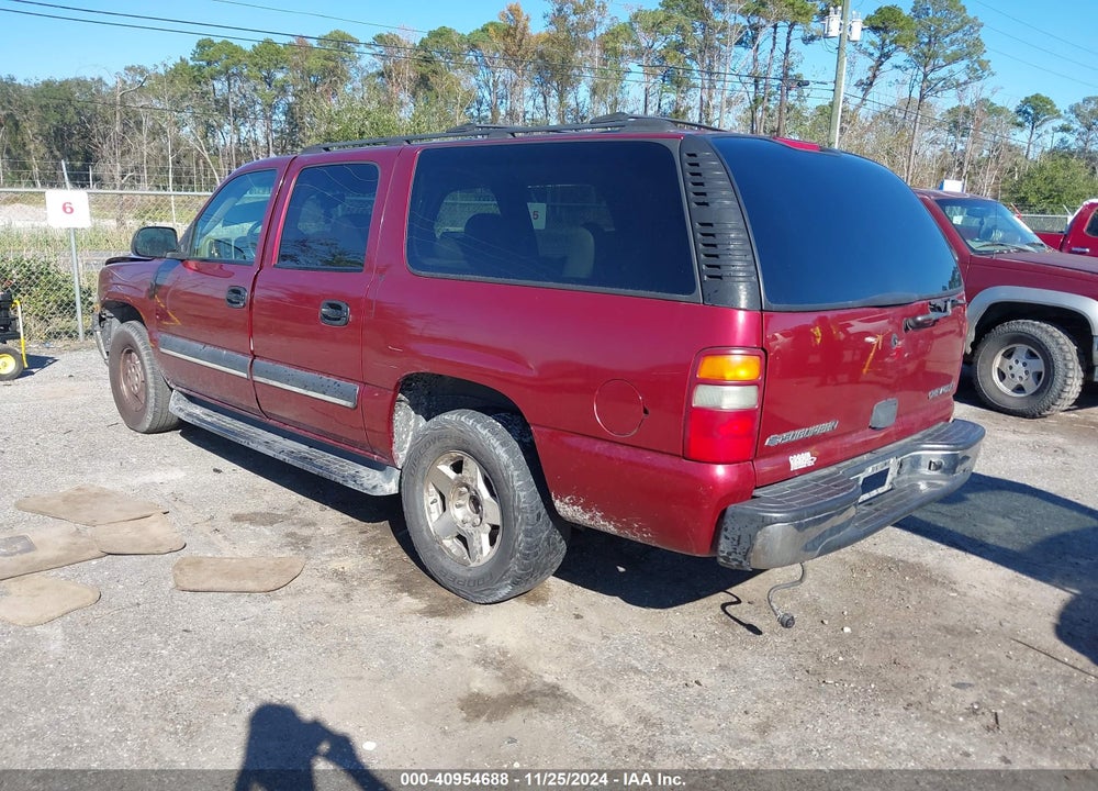 2002 CHEVROLET SUBURBAN 1500 LS VIN: 1GNEC16Z82J222248