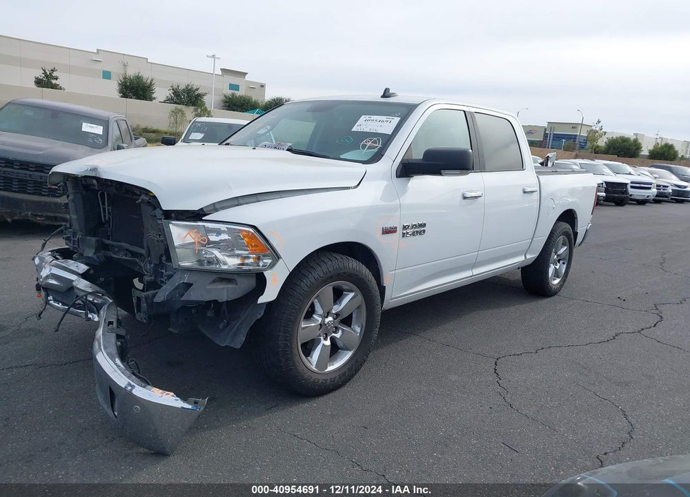 2018 RAM 1500 BIG HORN 4X2 5'7 BOX VIN: 3C6RR6LTXJG158050