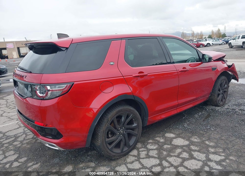 2019 LAND ROVER DISCOVERY SPORT HSE VIN: SALCR2GX4KH807247