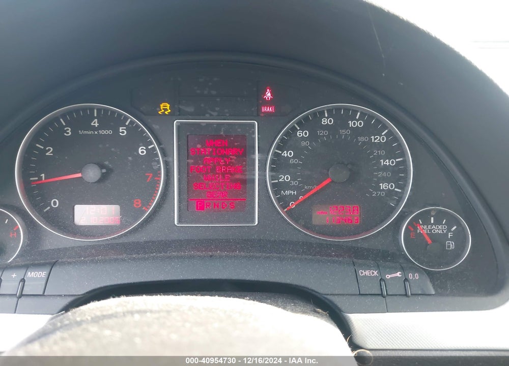 2007 AUDI A4 2.0T VIN: WAUDF78E87A120557