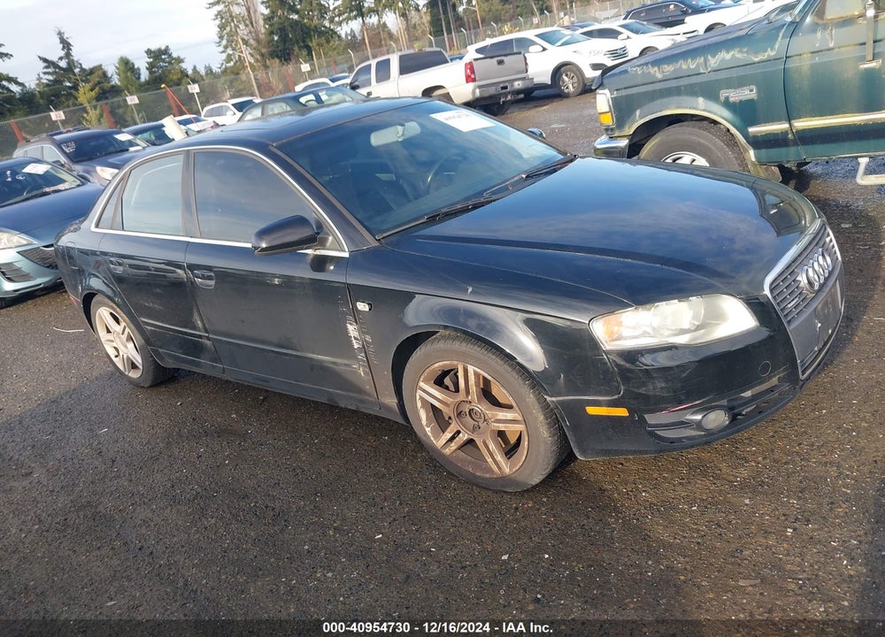 2007 AUDI A4 2.0T VIN: WAUDF78E87A120557