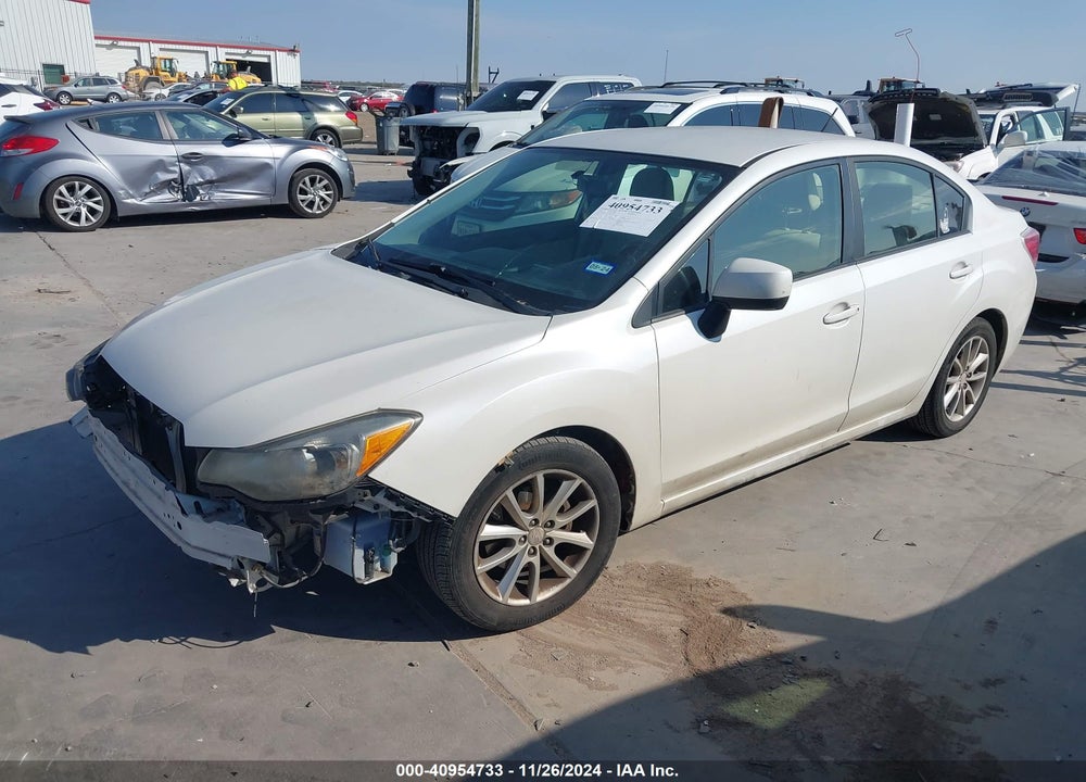 2012 SUBARU IMPREZA 2.0I PREMIUM VIN: JF1GJAC65CH027563