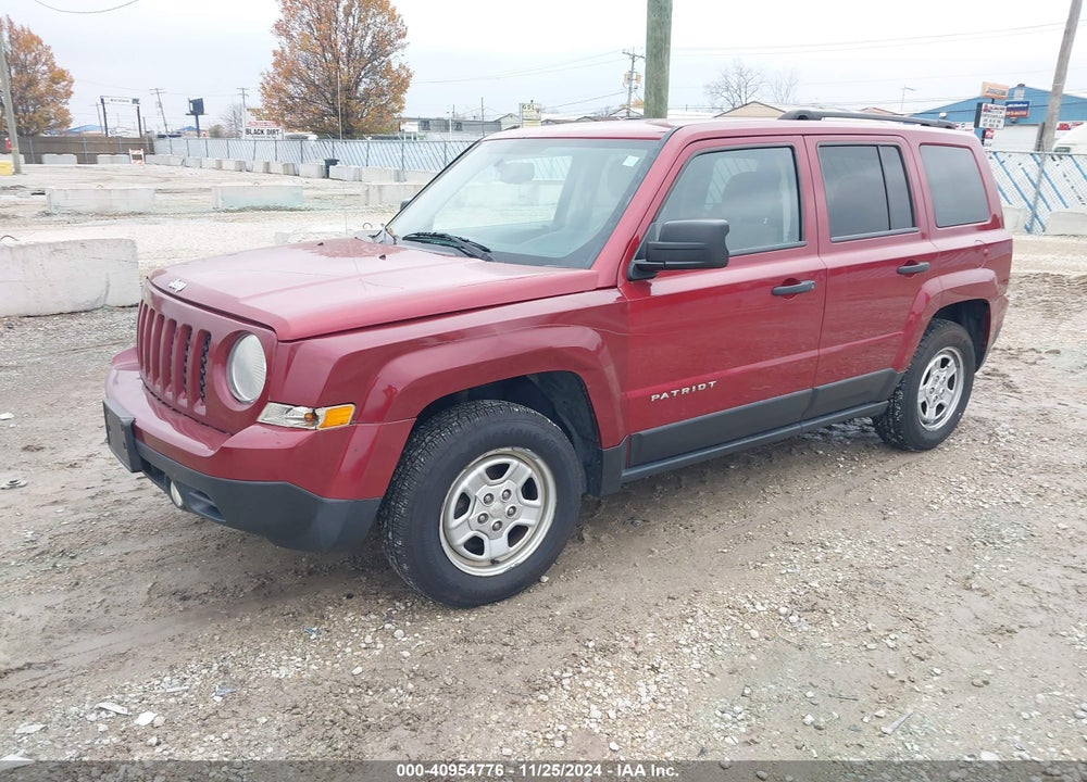 2014 JEEP PATRIOT SPORT VIN: 1C4NJPBAXED618850