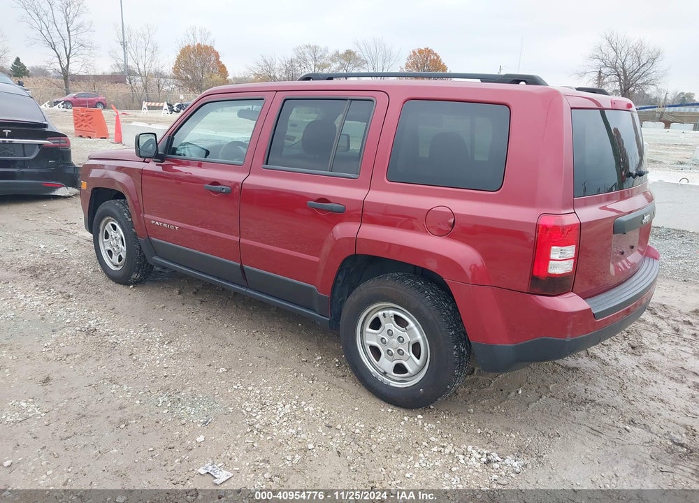 2014 JEEP PATRIOT SPORT VIN: 1C4NJPBAXED618850