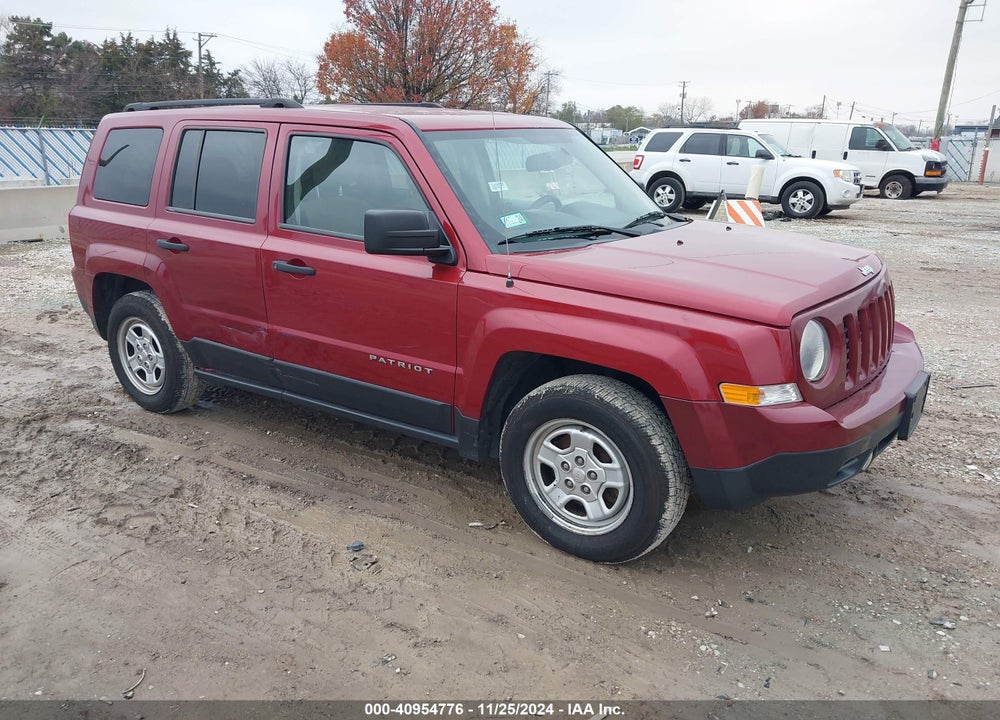 2014 JEEP PATRIOT SPORT VIN: 1C4NJPBAXED618850