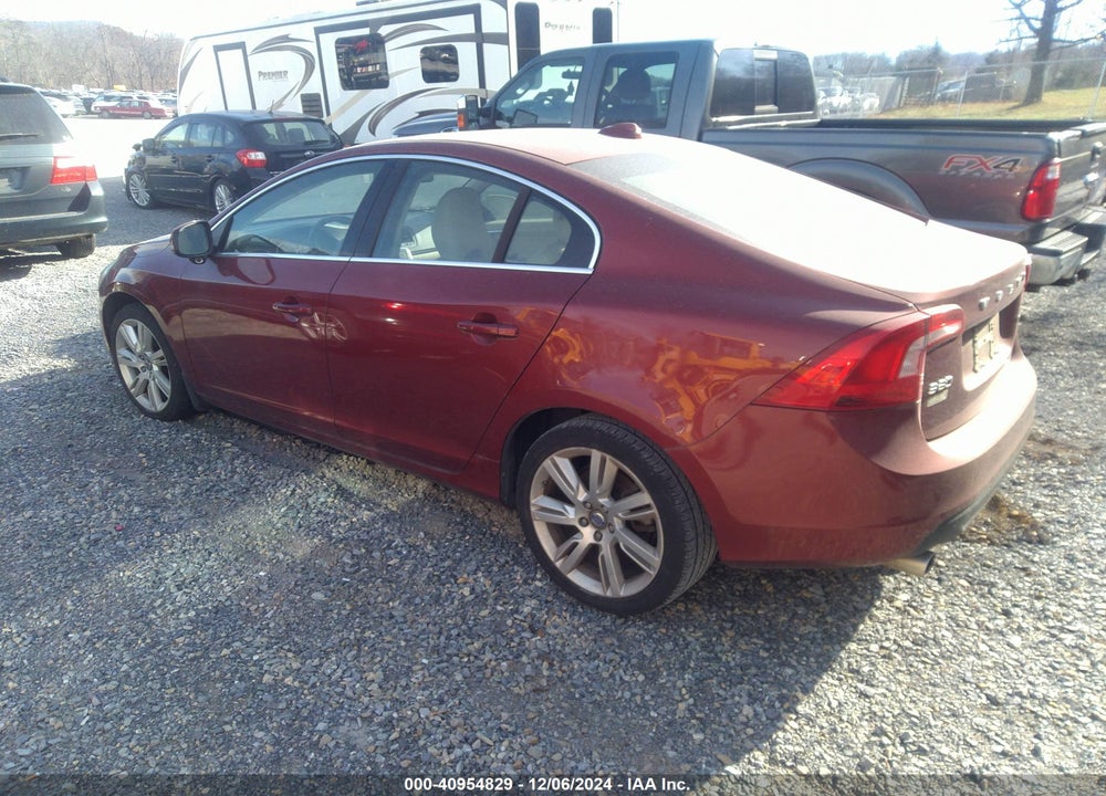 2012 VOLVO S60 T5 VIN: YV1622FSXC2122747