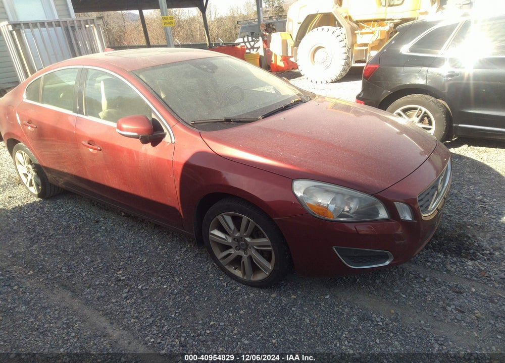 2012 VOLVO S60 T5 VIN: YV1622FSXC2122747