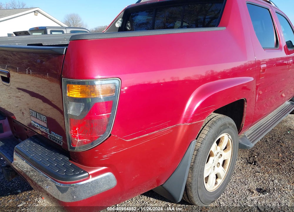2006 HONDA RIDGELINE RTL VIN: 2HJYK165X6H504416